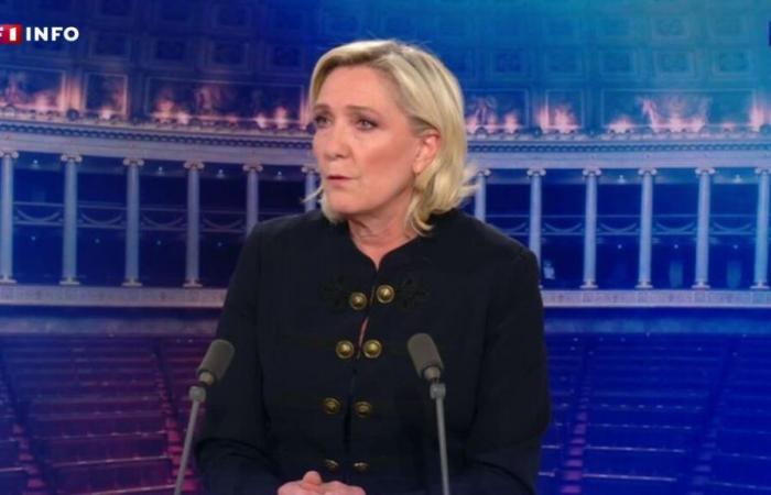 EN VIVO – Marine Le Pen, invitada en el programa de TF1 de las 8 p.m.