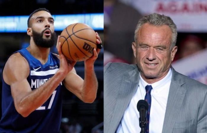 Rudy Gobert apoya a Robert F. Kennedy Jr, futuro ministro de Salud de Donald Trump