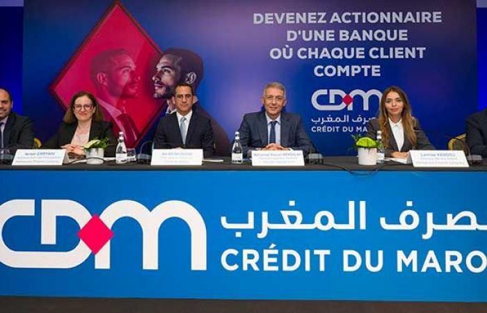 La operación de venta de acciones de Crédit du Maroc supera los objetivos – Hoy Marruecos