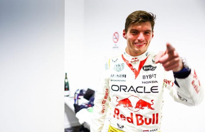 La celebración del título de Verstappen ya está en marcha en Las Vegas