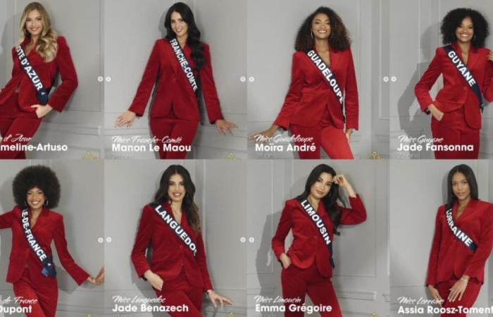 Revelados los retratos oficiales de las candidatas a Miss Francia