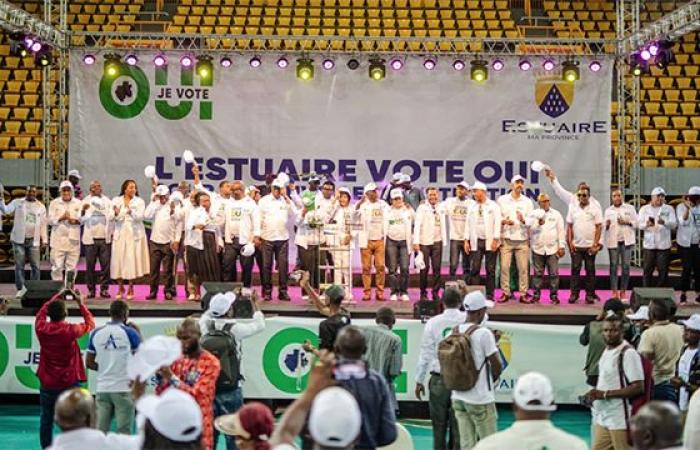 Referéndum: conclusión triunfal de la campaña por el Sí en Libreville | Gabonreview.com