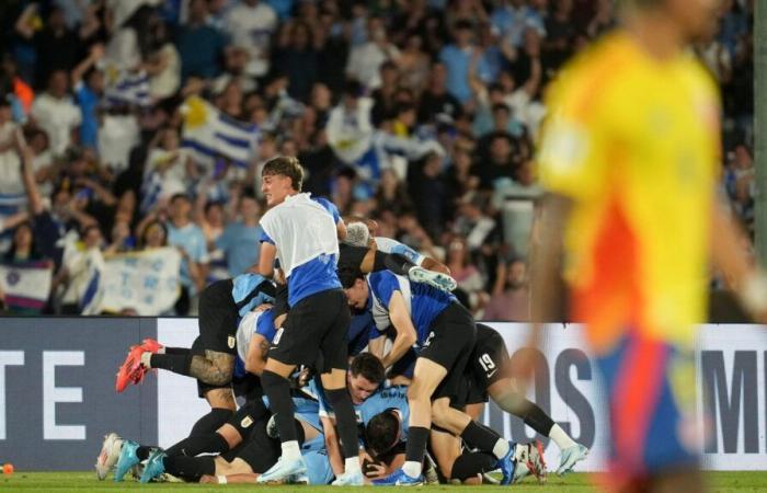 FIFA 2026: Uruguay logra una victoria por 3-2 sobre Colombia en un emocionante clasificatorio para la Copa del Mundo | Mirar