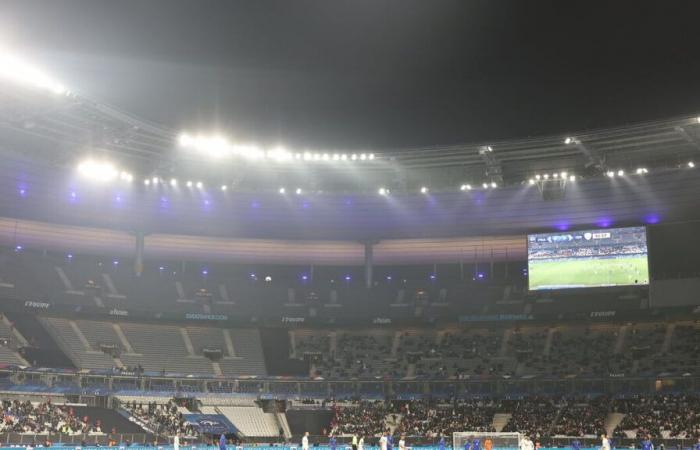 Francia-Israel: los Bleus lograron la peor asistencia de su historia en el Stade de France