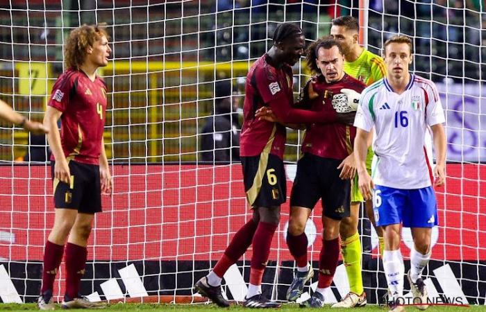 ???? Increíble: se desató una discusión entre dos Diablos Rojos durante el partido contra Italia – Todo el fútbol