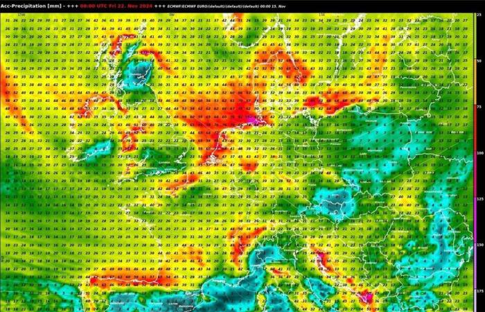 Cambio de tiempo en Francia a partir del 18 de noviembre