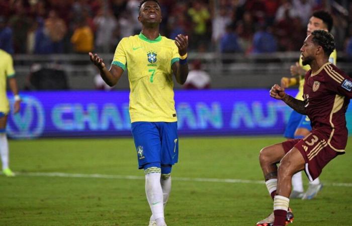 Clasificación para el Mundial: Vinicius no triunfa y Brasil no avanza