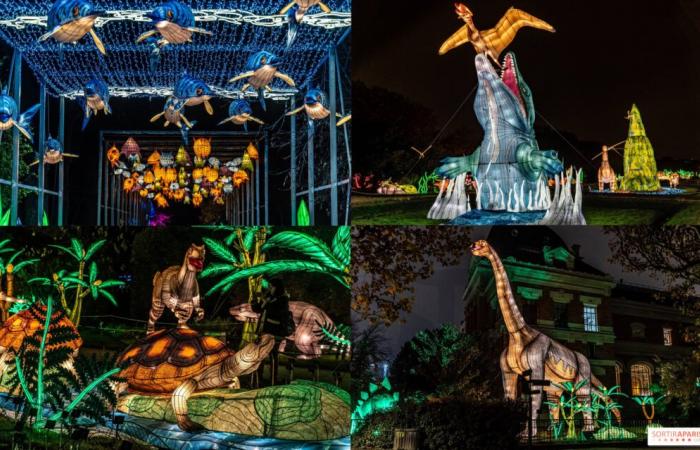 Jurásico en proceso de iluminación: el festival de luces 2024-2025 en el Jardin des Plantes – fotos