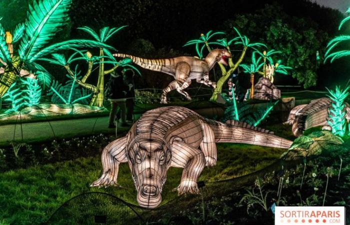 Jurásico en proceso de iluminación: el festival de luces 2024-2025 en el Jardin des Plantes – fotos