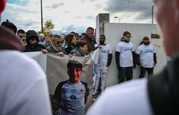 Un año después del asesinato de Thomas, en el RC Romans-Péage, “la fe en la justicia” y el amor por el rugby para “apaciguar la ira”