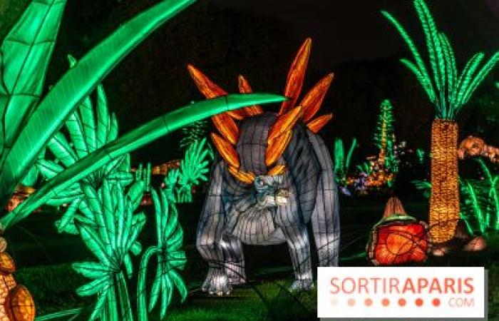 Jurásico en proceso de iluminación: el festival de luces 2024-2025 en el Jardin des Plantes – fotos