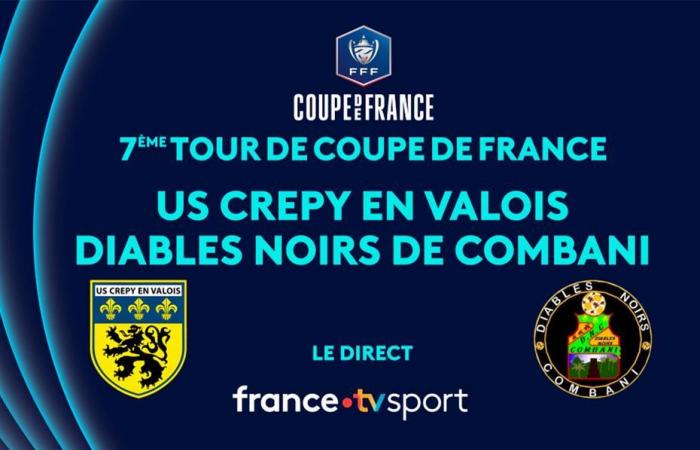 sigue el encuentro entre el US Crépy-en-Valois y los Diables Noirs de Combani