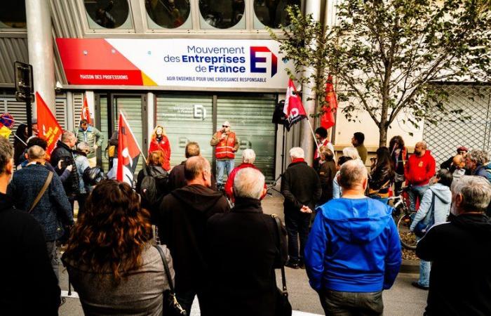 Movilización contra la reforma del seguro de desempleo en Perpiñán: “MEDEF, como siempre, ha corrido el telón”