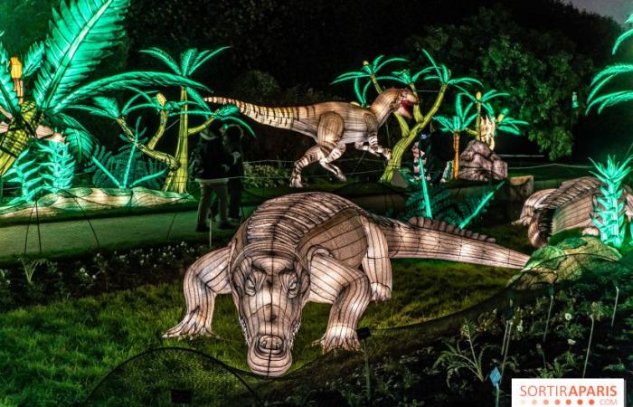 Jurásico en proceso de iluminación: el festival de luces 2024-2025 en el Jardin des Plantes – fotos