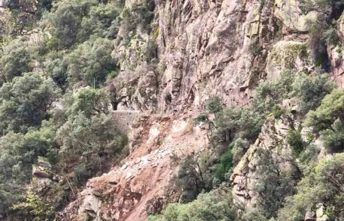 El colapso de una carretera en los Pirineos Orientales provoca emoción entre los vecinos