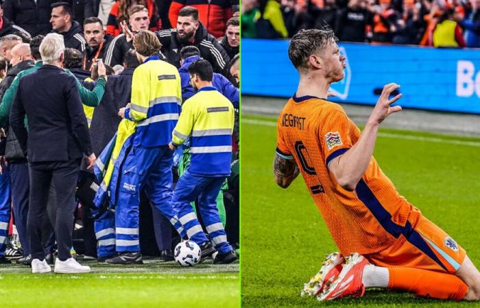 Holanda celebra una gran victoria después de un momento de miedo con el asistente húngaro y avanza bien hacia la ronda final