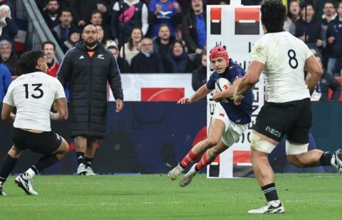 Las notas de Francia – All Blacks (30-29): Louis Bielle-Biarrey sigue confirmando, la autoridad según Thomas Ramos