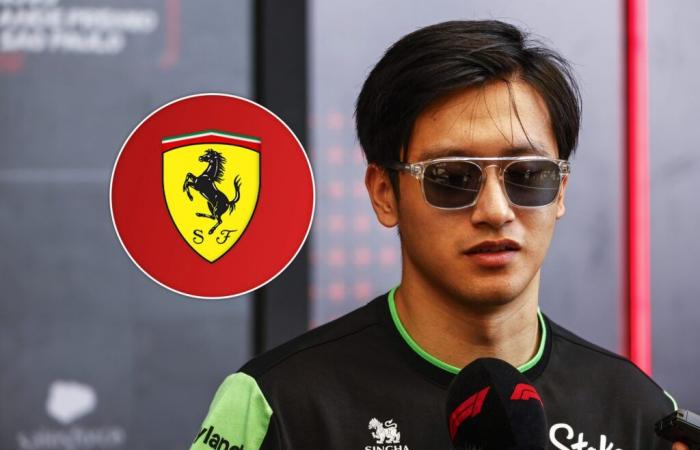 Guanyu Zhou podría unirse a Ferrari en 2025