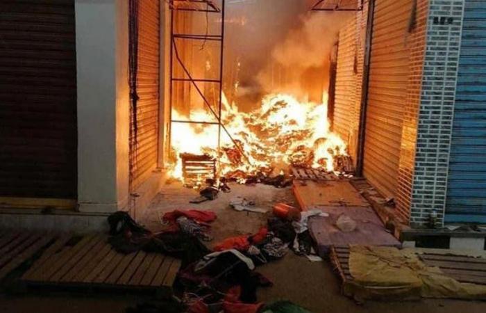 Un devastador incendio devora el mercado “Al-Joutia” de Nador