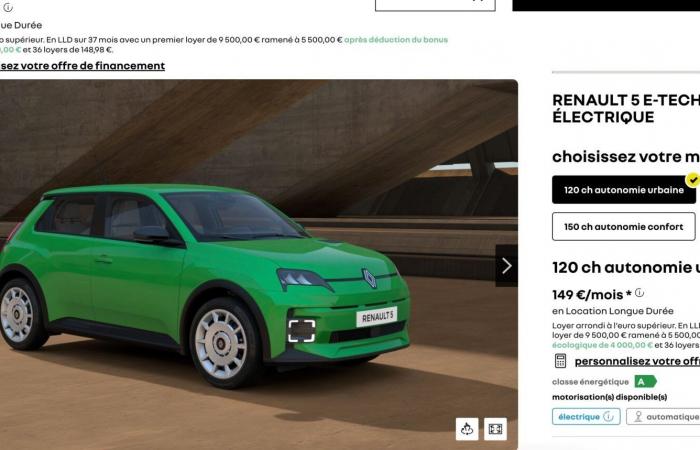 El R5 eléctrico a 150 euros al mes, ¿oferta? 5 cosas que debes saber