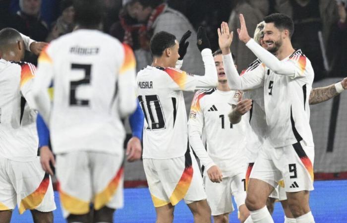 Liga de las Naciones: Alemania supera a Bosnia séptima y sólida primera, Holanda en cuartos