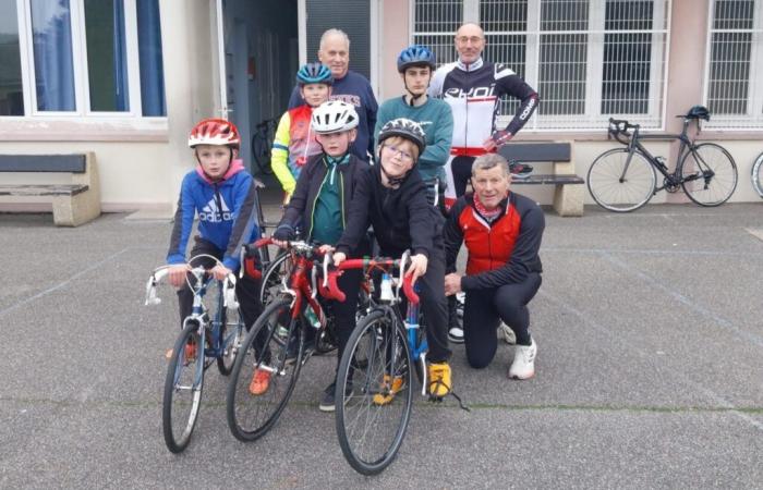 Cerca de Dieppe, la escuela de ciclismo acoge a sus primeros niños