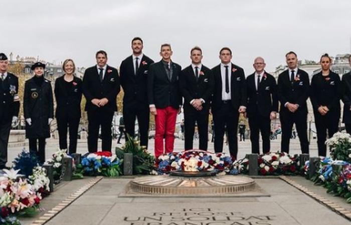 Francia – Nueva Zelanda: por qué los All Blacks fueron a la tumba del soldado desconocido, bajo el Arco de Triunfo