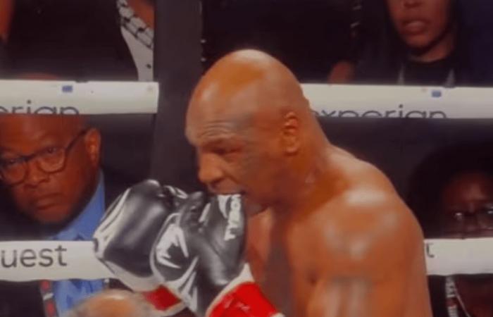 Mike Tyson explica cómo se mordió el guante después de perder un combate de boxeo ante Jake Paul