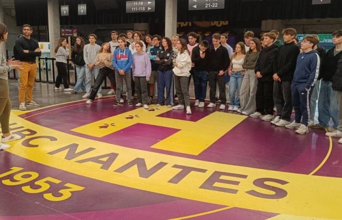 Pontchâteau. HBC Nantes recibió a los estudiantes de secundaria de Alice-Milliat