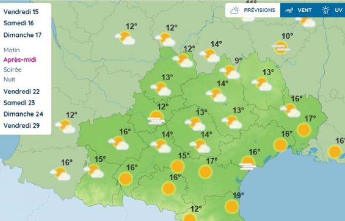 ¿Qué previsión meteorológica pronostica Météo France para Toulouse y Occitania este fin de semana?