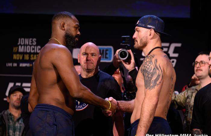 ¿Jon Jones es unánime para vencer a Stipe Miocic?