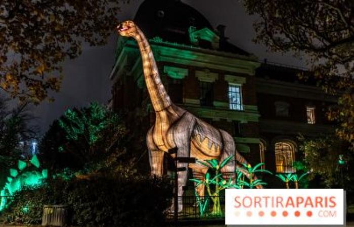 Jurásico en proceso de iluminación: el festival de luces 2024-2025 en el Jardin des Plantes – fotos