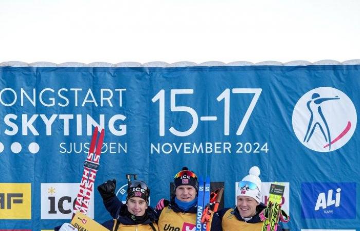 Biatlón | Primera carrera noruega en Sjusjøen: Eric Perrot cuarto al sprint ganado por Vetle Sjaastad Christiansen, Fabien Claude quinto | Revista nórdica | Biatlón n°1