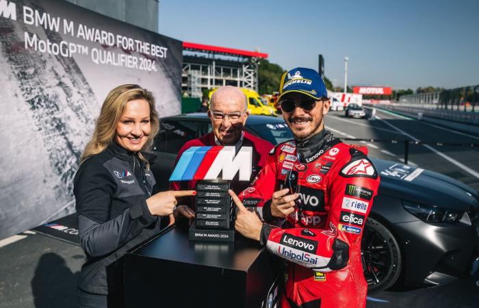 Francesco Bagnaia informa sobre los BMW M Awards 2024