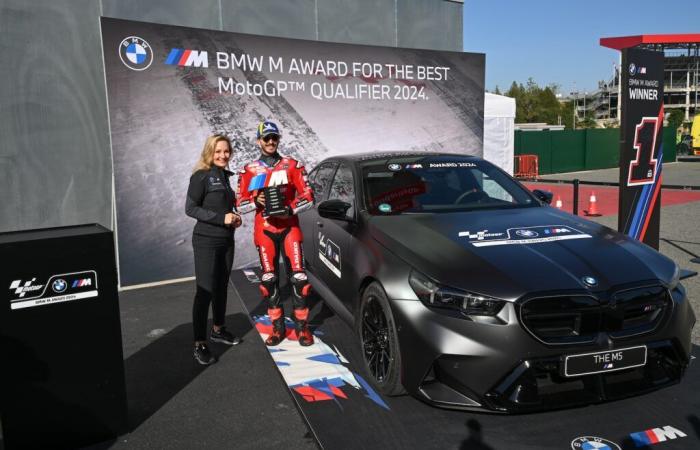 Francesco Bagnaia informa sobre los BMW M Awards 2024