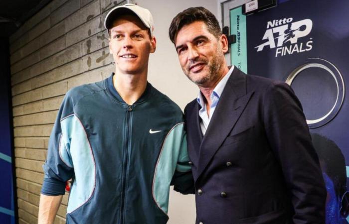 Tenis: El insólito encuentro entre el ex entrenador del LOSC Paulo Fonseca y el número uno del mundo Jannik Sinner