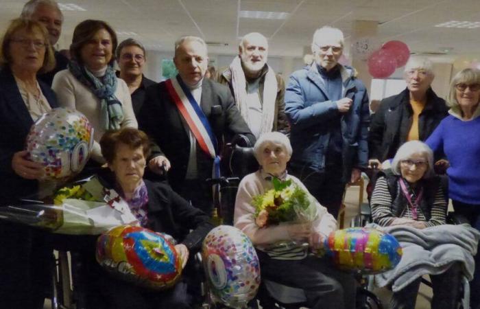 Plouha. Dos centenarios celebran su cumpleaños en Genêts d’or