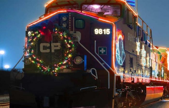 El Tren de Navidad regresa en noviembre, aquí están las fechas de su visita a Quebec