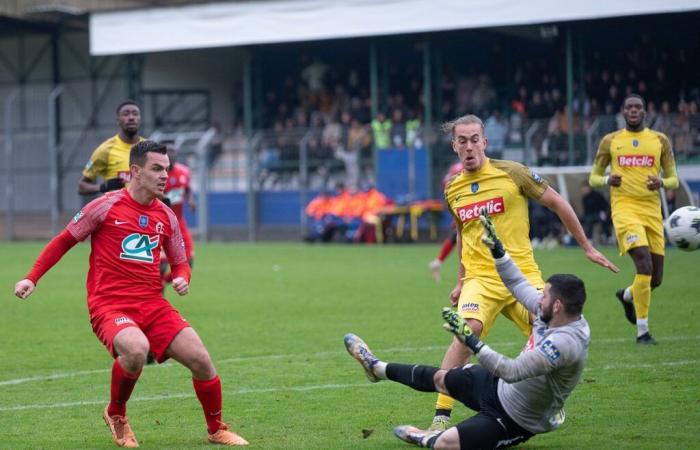 un partido completamente loco con un resultado triste para el Chaumont FC