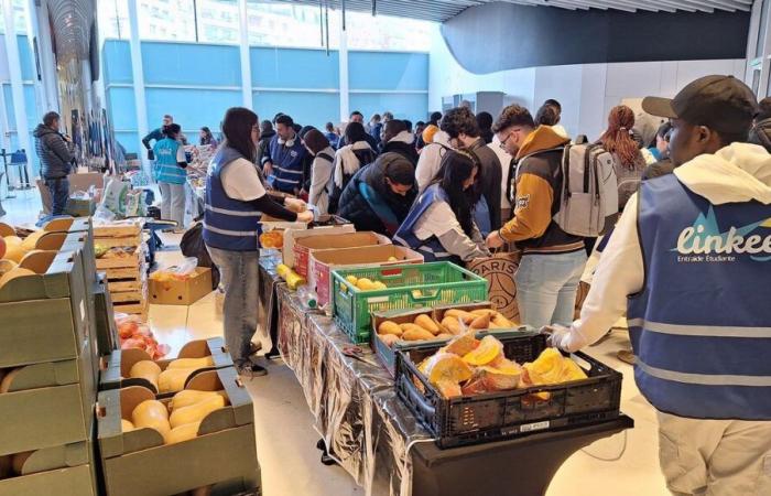 Productos frescos, ropa… el “Comedor Solidario” del PSG acoge a 2.500 estudiantes en dificultades económicas