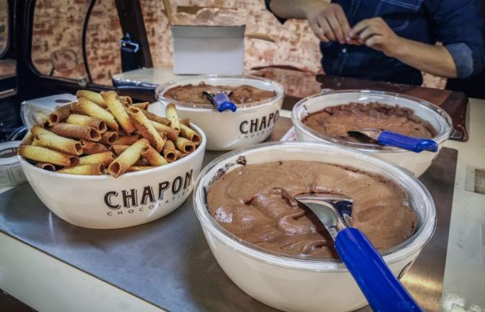 ¡Mousses de chocolate Chapon gratis en Belleville, Levallois-Perret y Boulogne!