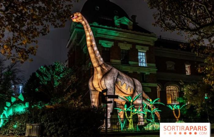 Jurásico en proceso de iluminación: el festival de luces 2024-2025 en el Jardin des Plantes – fotos