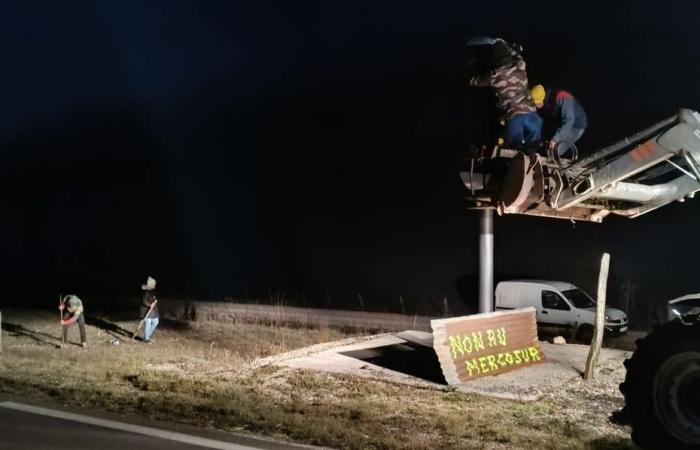 “No queremos que la carne o los cereales lleguen a mitad de precio”, oponiéndose al Mercosur, los agricultores del Doubs cubren decenas de radares