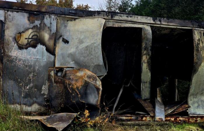 Ecuires: un edificio abandonado arrasado por un incendio durante la noche del viernes al sábado