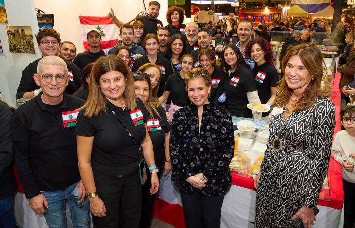 La Gran Duquesa María Teresa y su nuera Stéphanie realizan una gira mundial benéfica en el Bazar Internacional de Luxemburgo