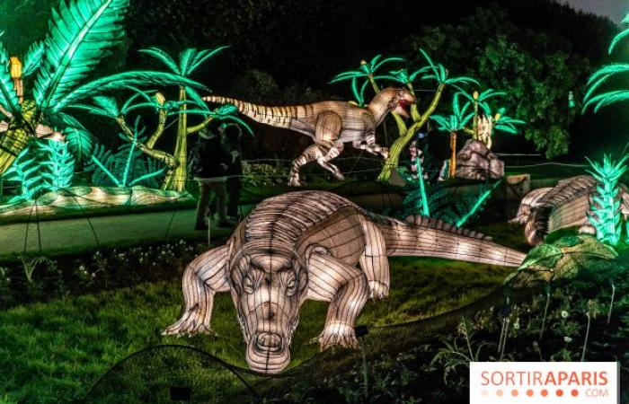 Jurásico en proceso de iluminación: el festival de luces 2024-2025 en el Jardin des Plantes – fotos