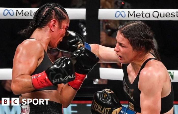 Tyson vs Paul: Katie Taylor derrota por poco a Amanda Serrano por puntos en una revancha épica