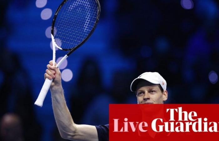 Jannik Sinner v Casper Ruud: semifinal de tenis de las Finales ATP – en vivo | Finales ATP