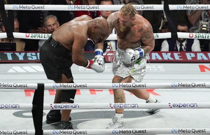 Jake Paul vence a Mike Tyson en una pelea de espectáculo muy esperada