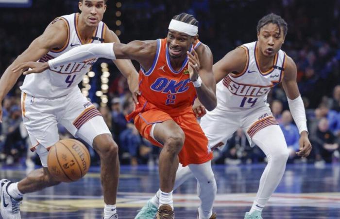 NBA: Phoenix Suns en Oklahoma City Thunder | Nivel de campo